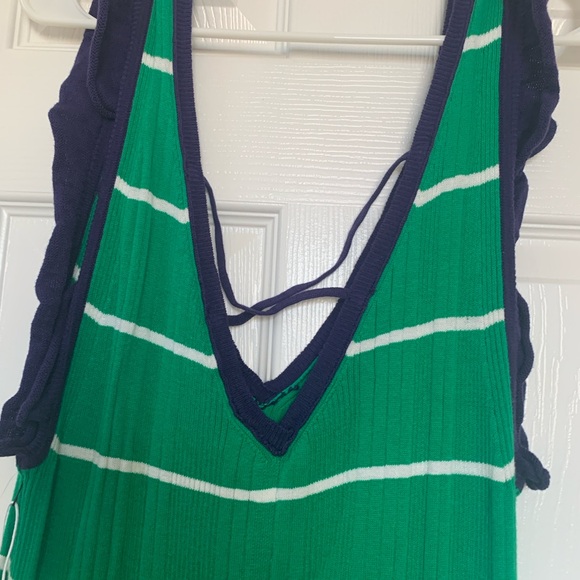 Anthropologie Daily Practice Green sweater dress, sz L petite - Picture 4 of 5